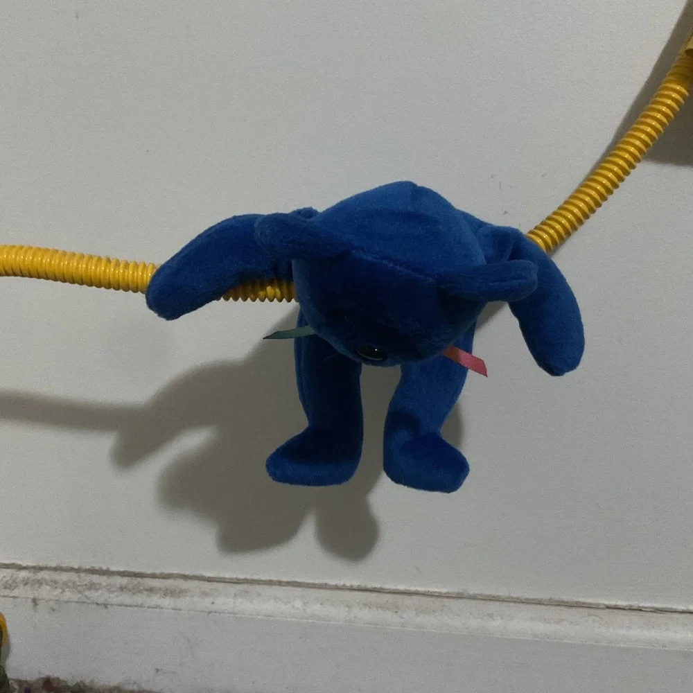 Blue small Beanie Babies teddy bear - Picture 17 of 17
